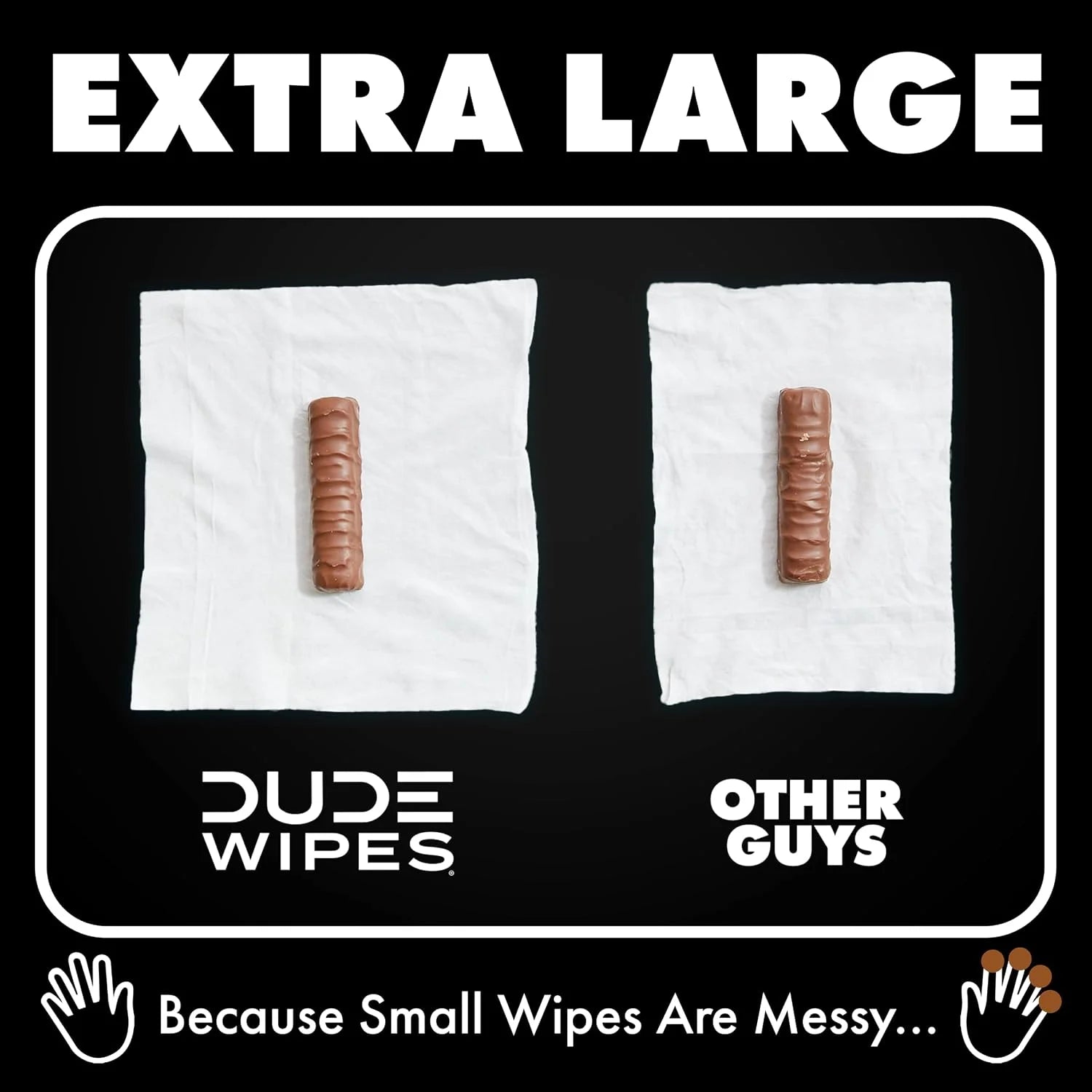 DUDE Wipes Odor Destroyer Adult Flushable Wet Wipes, Deodorizing, 576 Count