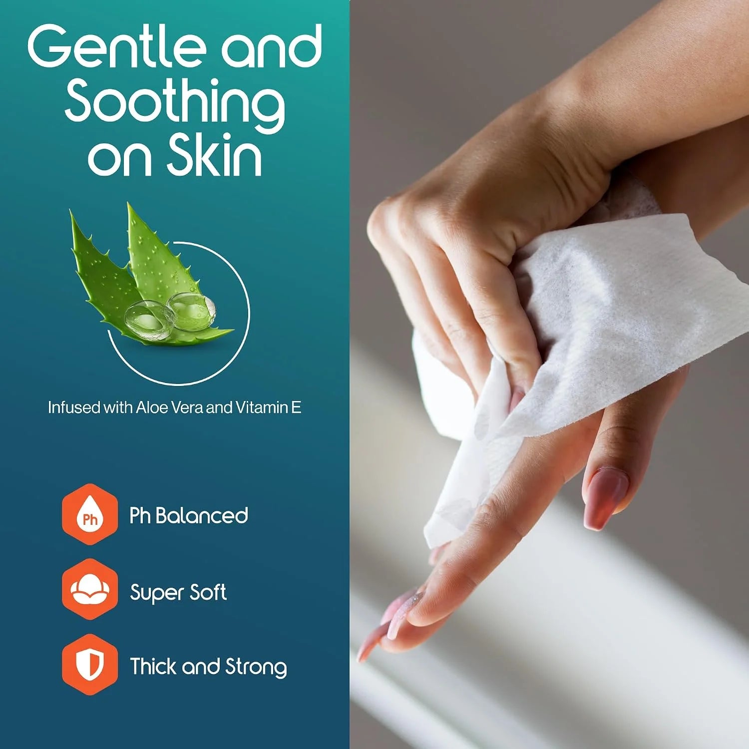 Inspire Adult Wet Wipes, Wash Cloths for Incontinence & Cleansing for Elderly, 8"x13" (780 Count)