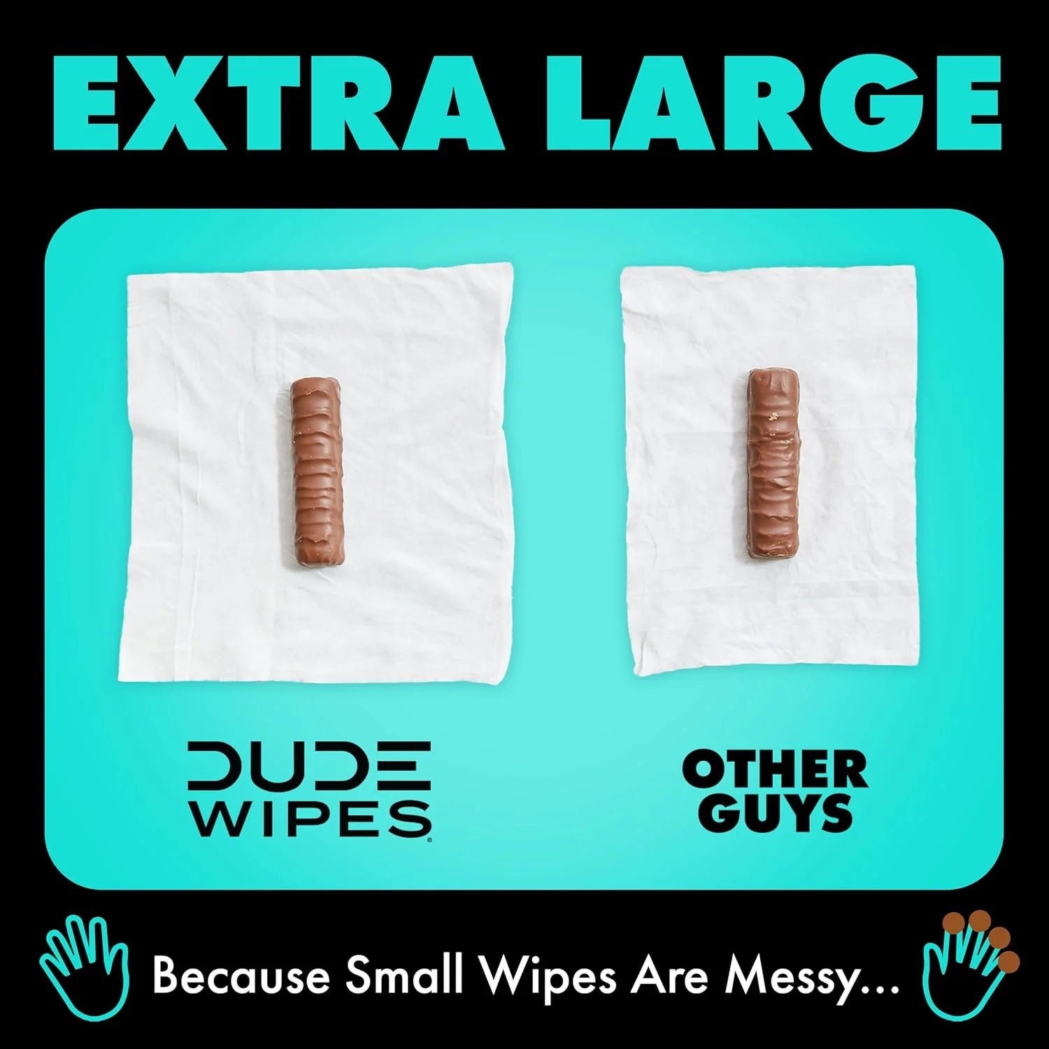 DUDE Wipes Mint Chill Adult Flushable Wet Wipes, Refreshing, 48 Count