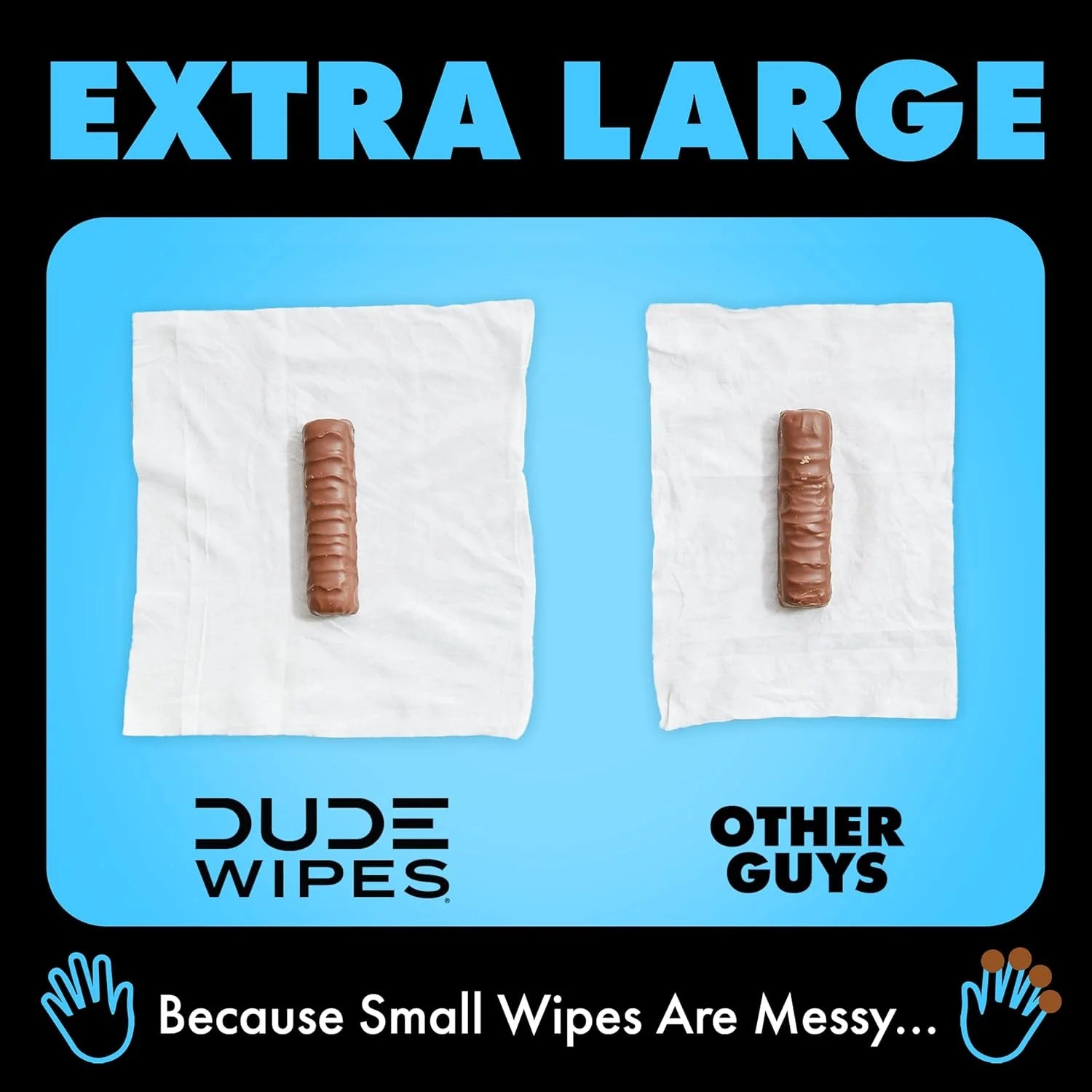 DUDE Wipes Unscented Adult Flushable Wet Wipes, Sensitive Skin, 288 Count