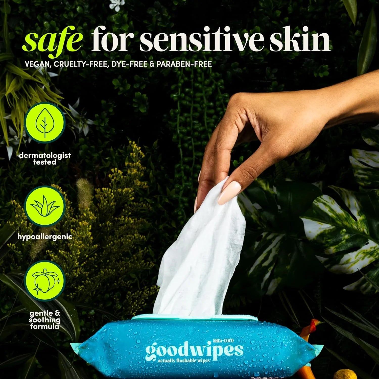 goodwipes Flushable Wipes (6 Pack) (50 Count (Pack of 6), Variety)