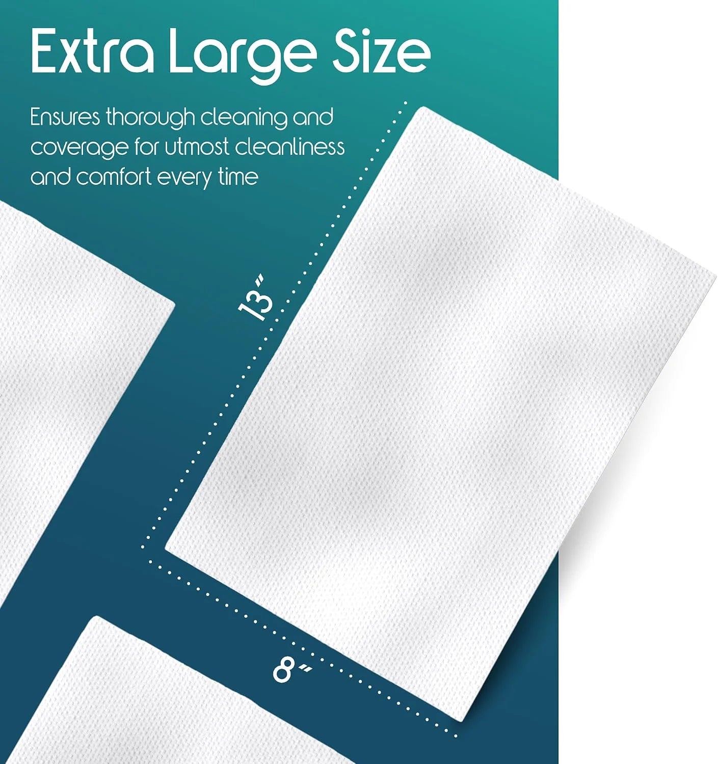 Inspire Adult Wet Wipes, Wash Cloths for Incontinence & Cleansing for Elderly, 8"x13" (780 Count)